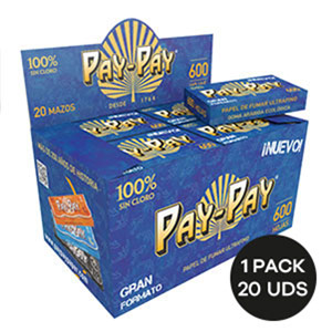 PAPEL DE LIAR PAY-PAY BLOC 600 78MM