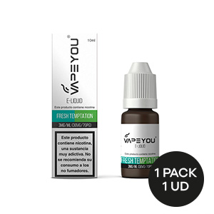 LIQUIDO VAPEYOU FRESH TEMPTATION 3MG 10ML