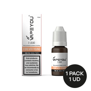 LIQUIDO VAPEYOU FOREVER YOUNG 6MG 10ML 3 LIQUIDO VAPEYOU FOREVER YOUNG 6MG 10ML