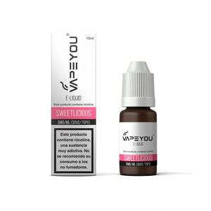 LIQUIDO VAPEYOU SWEETLICIOUS 6MG 10ML 3 LIQUIDO VAPEYOU SWEETLICIOUS 6MG 10ML