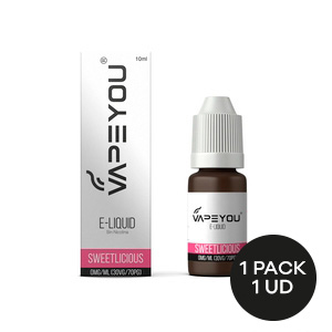LIQUIDO VAPEYOU SWEETLICIOUS 0MG 10ML