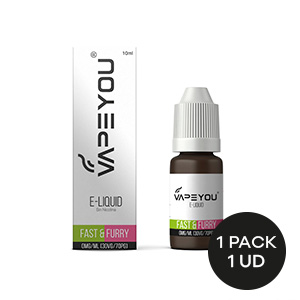LIQUIDO VAPEYOU FAST & FURRY 0MG 10ML