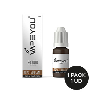 LIQUIDO VAPEYOU TOASTED BLEND 0MG 10ML