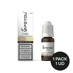 LIQUIDO VAPEYOU SWEET MILL 3MG 10ML