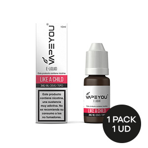 LIQUIDO VAPEYOU LIKE A CHILD 3MG 10ML