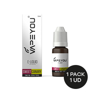 LIQUIDO VAPEYOU SWEET CANARY 0MG 10ML