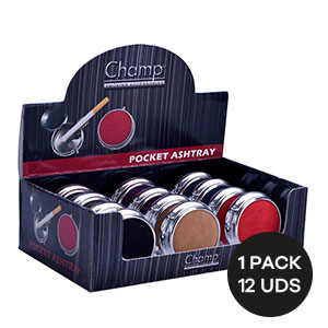CENICERO CHAMP POCKET ASHTRAY LEATHER