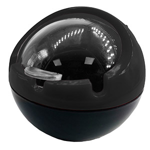 CENICERO PLASTICO BOLA NEGRA 3 CENICERO PLASTICO BOLA NEGRA