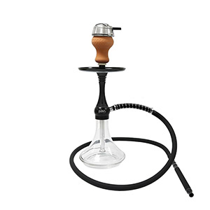 SHISHA EQUINOX 43CM NEGRO