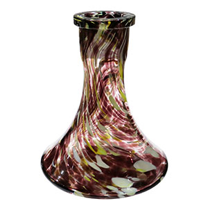 BASE SHISHA VIGLASS MINI MORADO VERDE 2.27