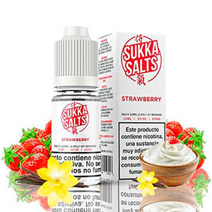 LIQUIDO SUKKA SALTS STRAWBERRY 20MG 3 LIQUIDO SUKKA SALTS STRAWBERRY 20MG