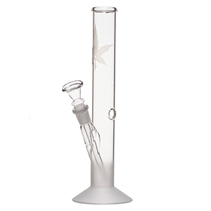 BONG CRISTAL LEAF 26CM 3 BONG CRISTAL LEAF 26CM