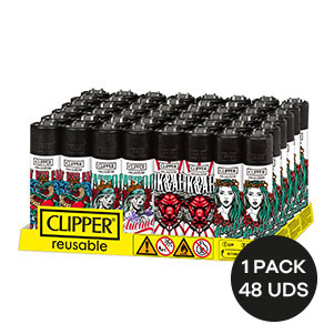 ENCENDEDOR CLIPPER HARD TATOO 2 3 ENCENDEDOR CLIPPER HARD TATOO 2
