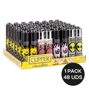 ENCENDEDOR CLIPPER GREEN PARANORMAL FEEL 3 ENCENDEDOR CLIPPER GREEN PARANORMAL FEEL