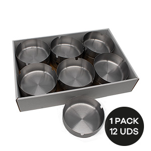 CENICERO METAL ROUND 10CM D