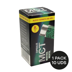 BOTELLA CAPSULA MENTOL 200 UDS CON APLICADOR