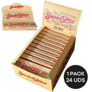 PAPEL DE LIAR + FILTRO  SMOKEYOU REGULAR 110 + TIPS BROWN