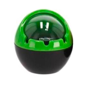 CENICERO PLASTICO BOLA VERDE