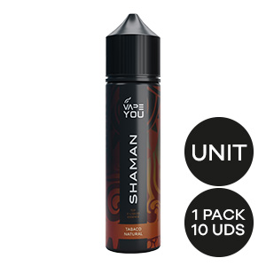 LIQUIDO VAPEYOU SHAMAN NATURAL TOBACCO 50ML 0MG 3 LIQUIDO VAPEYOU SHAMAN NATURAL TOBACCO 50ML 0MG