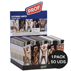 ENCENDEDOR PROF REFILLABLE NAKED MEN ELEC