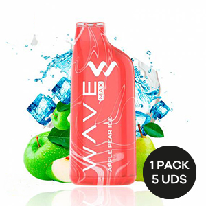 POD WAVE MAX 8000 APPLE PEAR ICE 0MG 2 POD WAVE MAX 8000 APPLE PEAR ICE 0MG