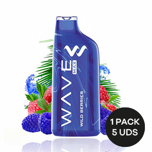POD WAVE MAX 8000 WILD BERRIES 0MG 3 POD WAVE MAX 8000 WILD BERRIES 0MG