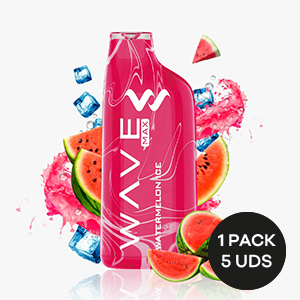 POD WAVE MAX 8000 WATERMELON ICE 0MG 3 POD WAVE MAX 8000 WATERMELON ICE 0MG