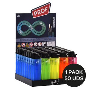ENCENDEDOR PROF REFILL FLINT TRANSLUCIDO