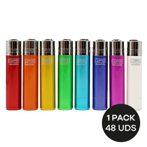 ENCENDEDOR CLIPPER METAL RAINBOW