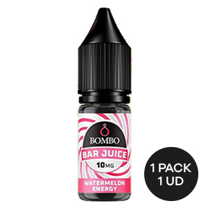 LIQUIDO BOMBO BAR JUICE WATERMELON ENERGY ICE 10ML 10MG