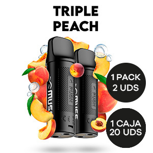 PACK RECARGA MUSS PRO TRIPLE PEACH 20MG 2ML