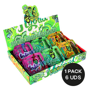 CENICERO CRISTAL CUADRADO MARIA TYPES 90MM