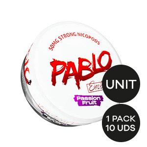 PABLO EXCLUSIVE  PASSION FRUIT 50MG NIC/12G