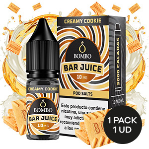LIQUIDO BOMBO BAR JUICE CREAMY COOKIE 10ML 10MG