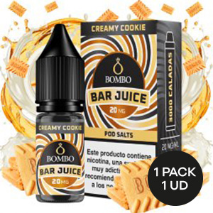 LIQUIDO BOMBO BAR JUICE CREAMY COOKIE 10ML 20MG