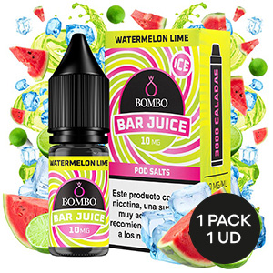 LIQUIDO BOMBO BAR JUICE WATERMELON LIME ICE 10ML 10MG