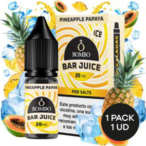 LIQUIDO BOMBO BAR JUICE PINEAPPLE PAPAYA  ICE 10ML 20MG