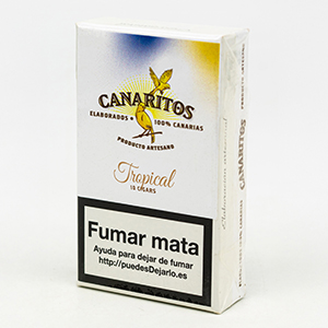 CANARITOS CIGARROS TROPICAL / PIÑA CAJA 10