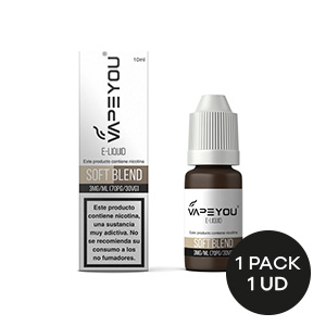 LIQUIDO VAPEYOU SOFT BLEND 0MG 10ML