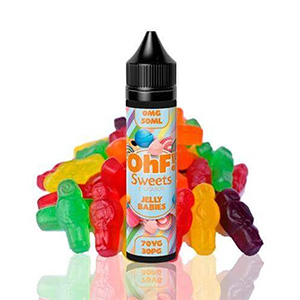 LIQUIDO OHF SWEETS JELLY BABIES 50ML 0MG 3 LIQUIDO OHF SWEETS JELLY BABIES 50ML 0MG