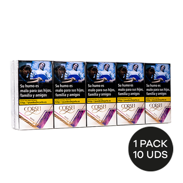 CIG CORSET WHITE SUPERSLIMS 3 CIG CORSET WHITE SUPERSLIMS