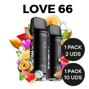 PACK RECARGA MUSS PRO LOVE66 20MG 2ML 3 PACK RECARGA MUSS PRO LOVE66 20MG 2ML