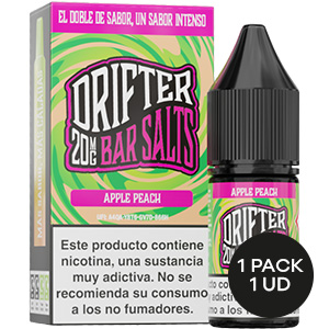 LIQUIDO DRIFTER BAR SALTS APPLE PEACH 20MG 10ML