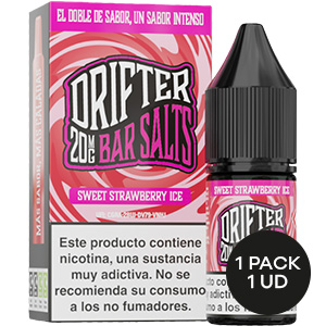 LIQUIDO DRIFTER BAR SALTS SWEET STRAWBERRY ICE 20MG 10ML