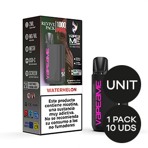 POD KIT VAPEAME REVIVE WATERMELON ICE 20MG/2ML 3 POD KIT VAPEAME REVIVE WATERMELON ICE 20MG/2ML