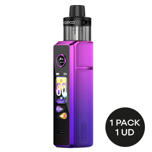 KIT POD DRAG X3 80W VOOPOO AURORA PURPLE (+ 0,274 kg)