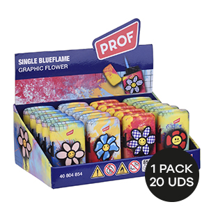 ENCENDEDOR PROF GRAPHIC FLOWER JETFLAME