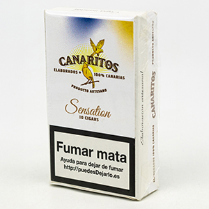 CANARITOS CIGARROS SENSATION / VAINILLA CAJA 10