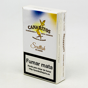 CANARITOS CIGARROS SCOTTISH / WHISKY CAJA 10
