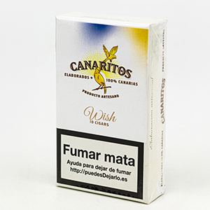 CANARITOS CIGARROS WISH / CHOCOLATE CAJA 10